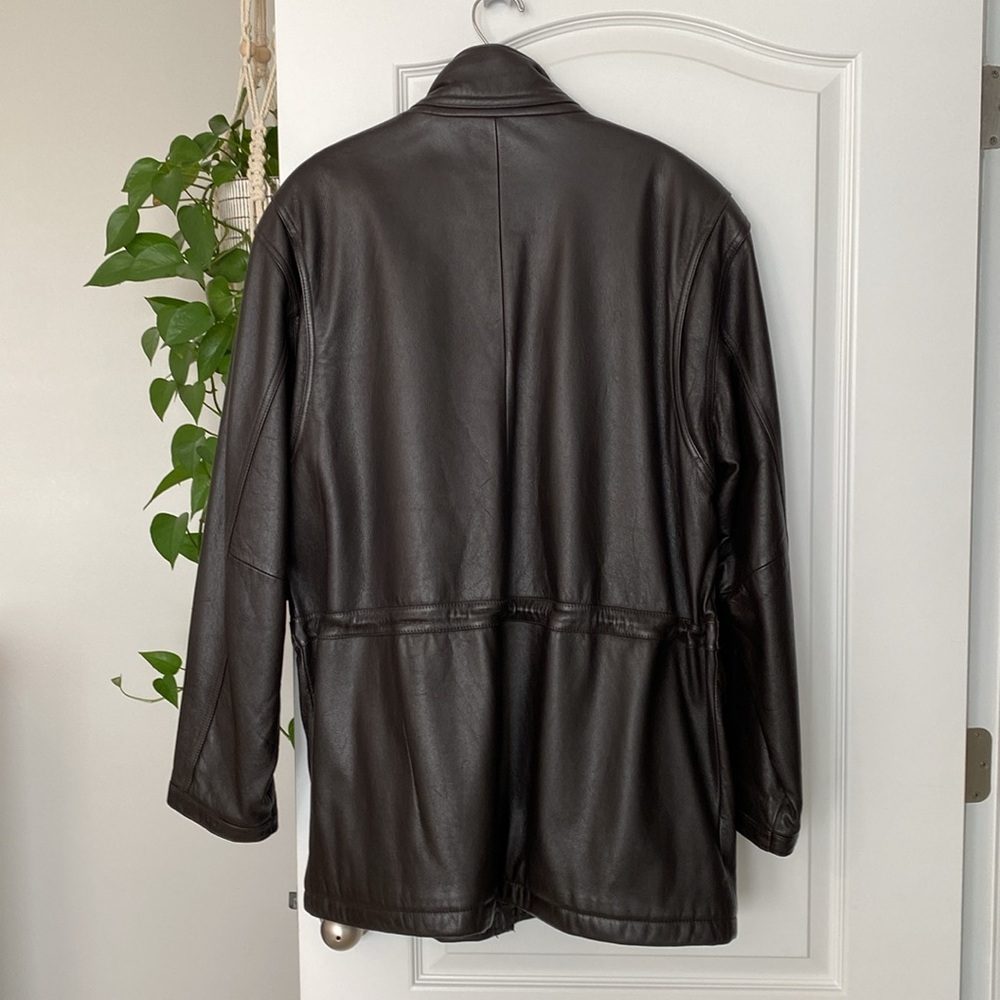 MEMBERS ONLY vintage leather coat 🔥 - Picture 2 of 16